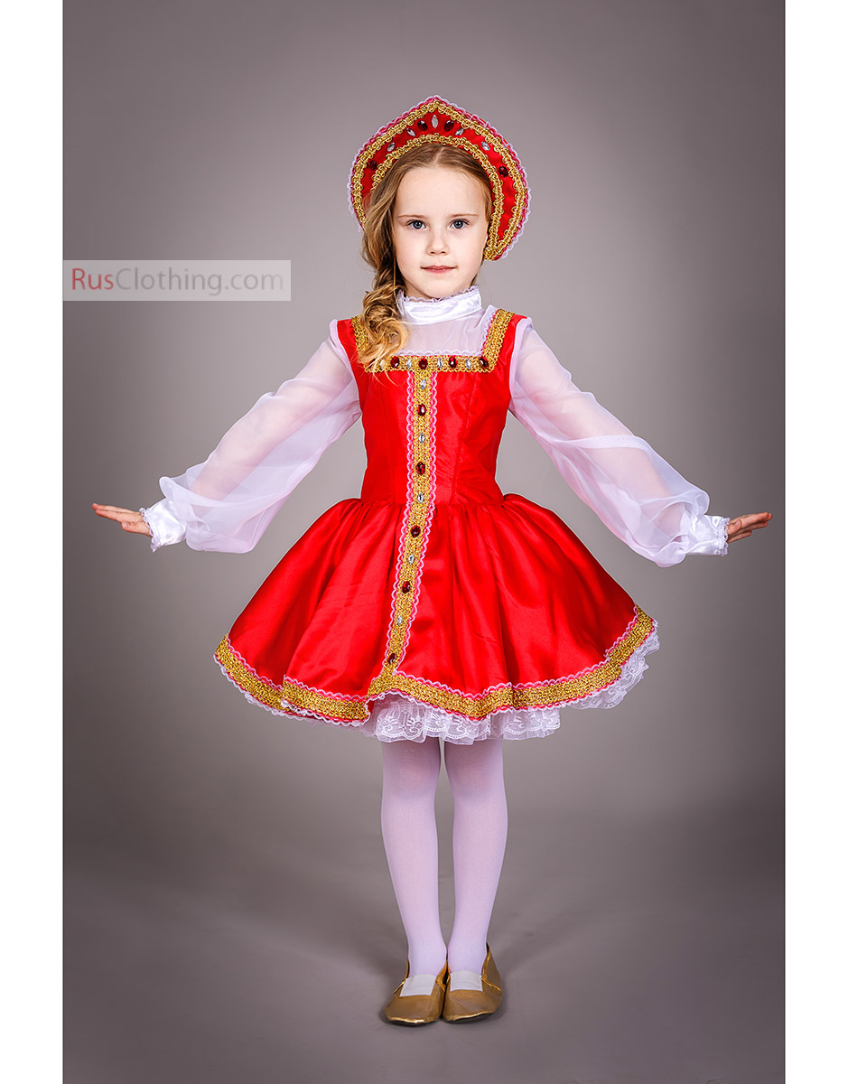 module Concession Retired Folk costume Russian Beauty girls | RusClothing.com