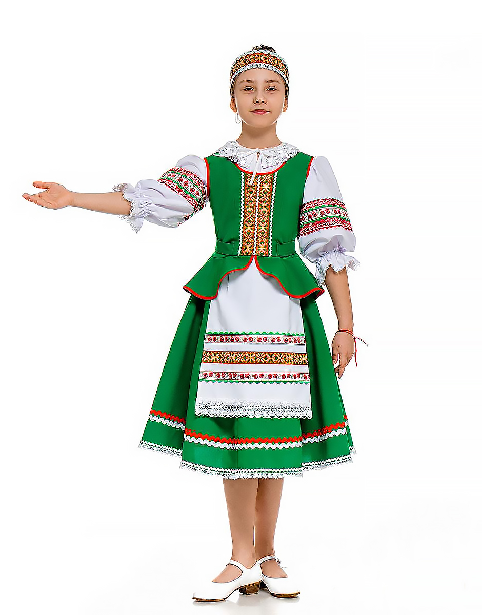 Folk style dress ''Krasava'' | RusClothing.com