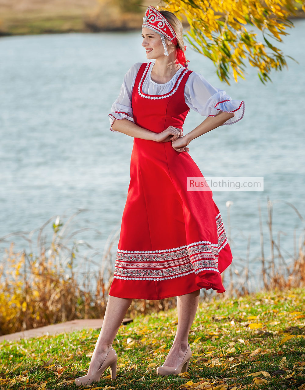 Russian fancy dress ''Anna'' - folk clothing | RusClothing.com