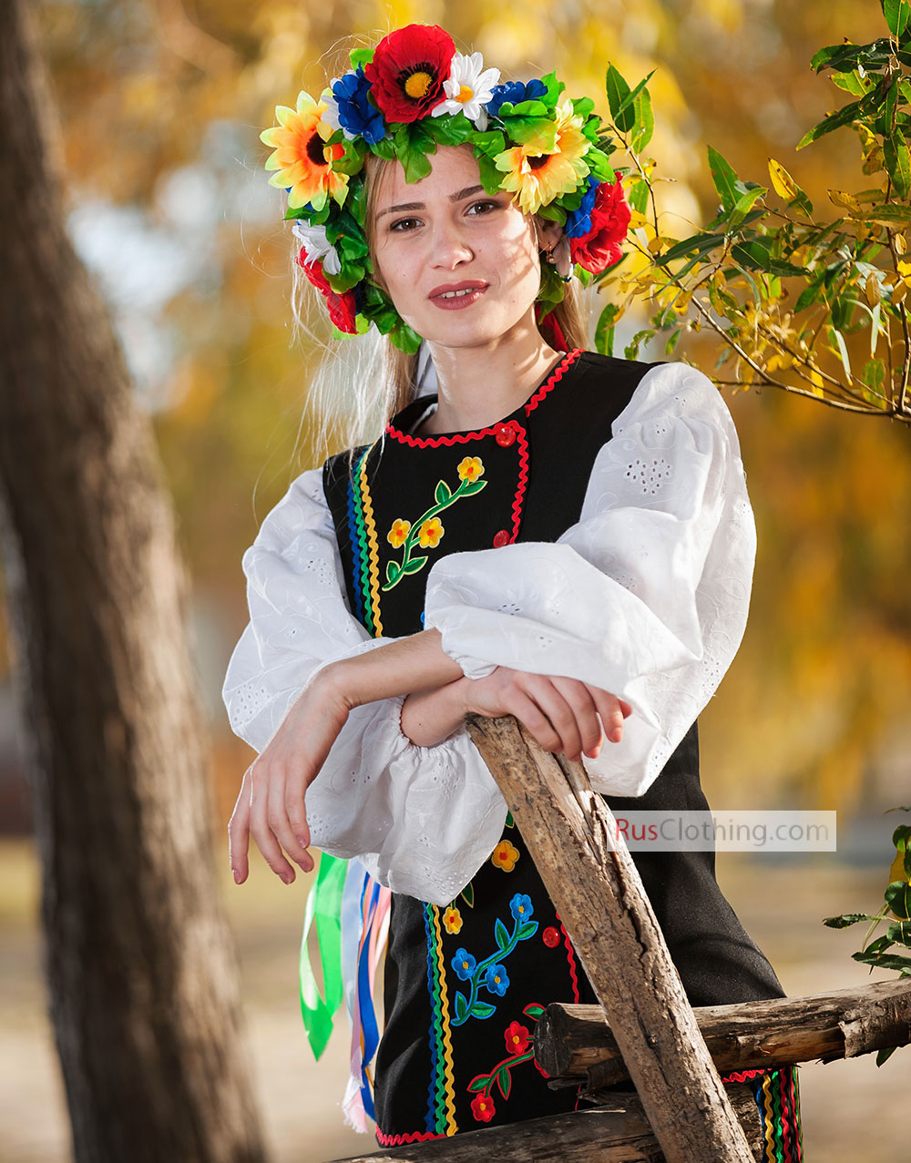 Ukrainian folk costume ''Akulina'' traditional women | RusClothing.com