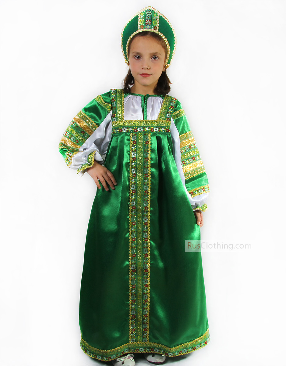 Russian sarafan dress for girl ''Vasilisa'' | RusClothing.com