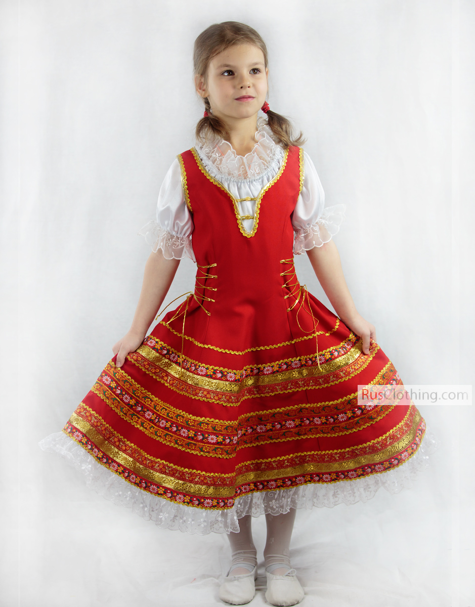 Russian dress for dance ''Annushka'' | RusClothing.com