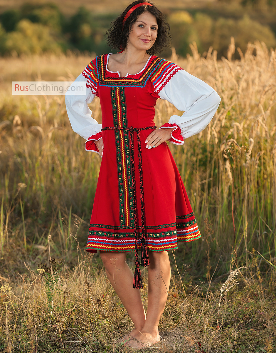 Russian Fancy Dress Darya Folk Russian Clothing
