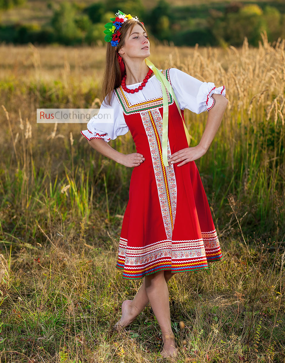 Russian fancy dress ''Tatyana'' - folk clothing | RusClothing.com