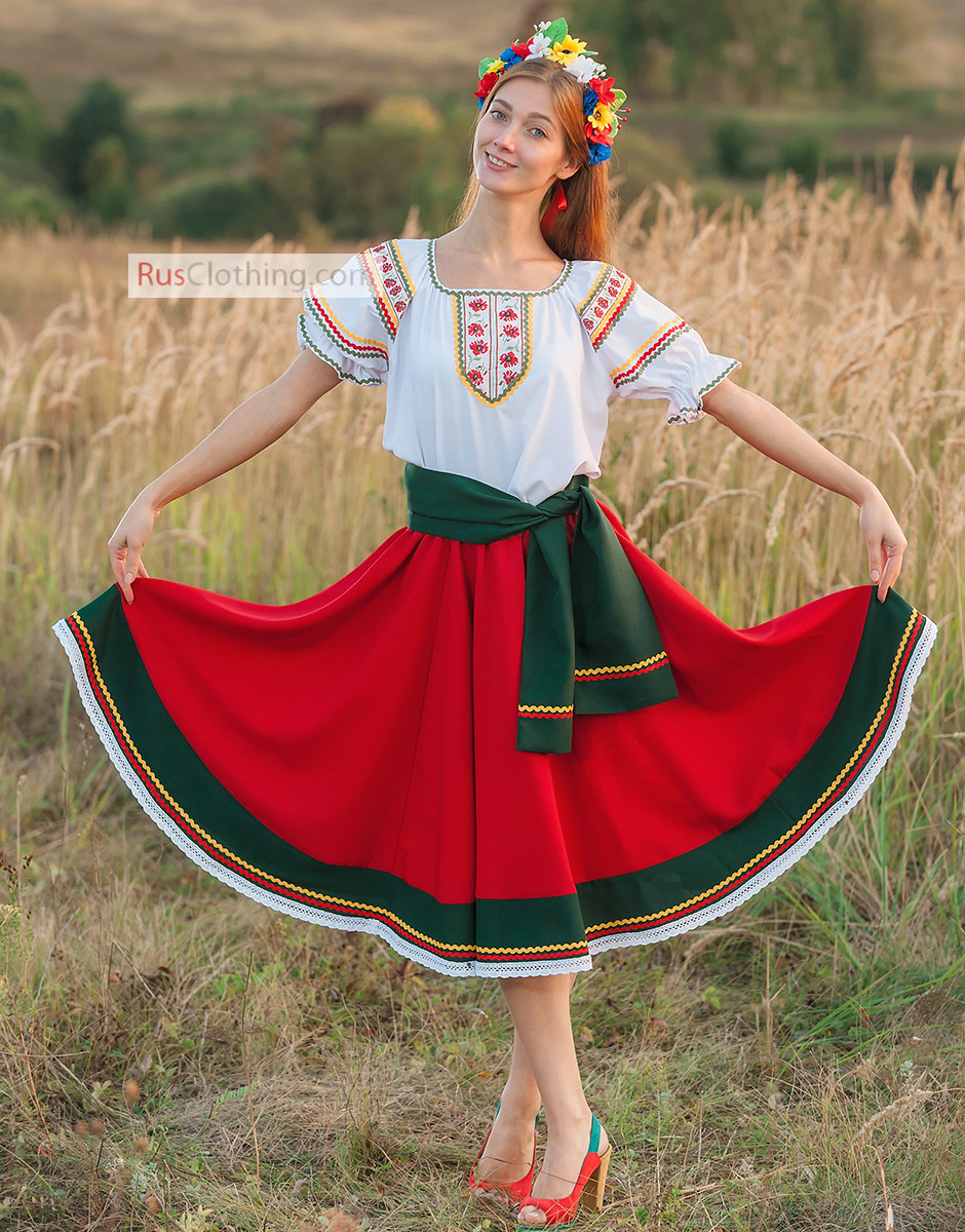 Involved Coping Unmanned Ukrainian costume ''Grusha'' - traditional wear | RusClothing.com