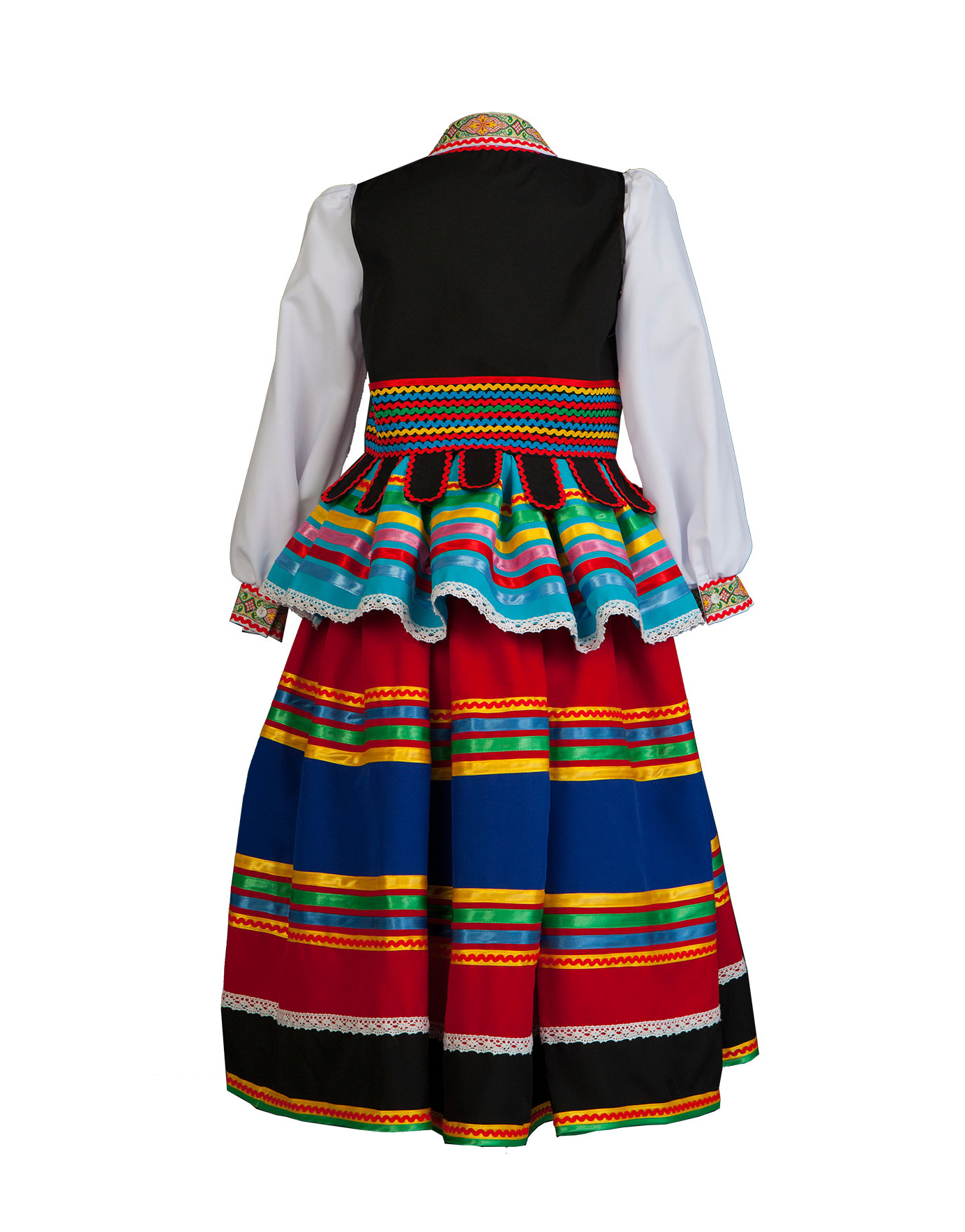Polish Folk Dress Girls Poland National Clothing