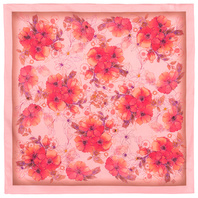 Cotton head scarf  ''Blooming Summer''
