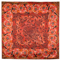 Silk shawl ''The poppies''