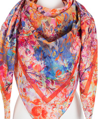 Cotton shawl ''Summer''