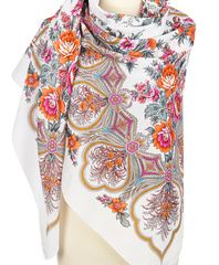 Cotton shawl ''April''