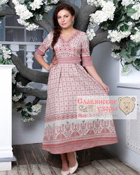 linen slavic dress