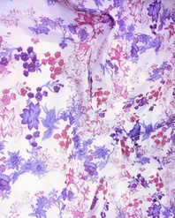 {[en]:Russian pattern cotton fabric Flowers}