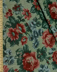 Tissu de lin russe ''Un bouquet de fleurs''