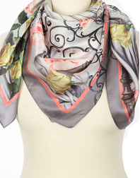 Silk shawl ''Rose Garden''