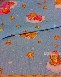 Baby Quilt Fabric by the Yard ''Baby Dreams, On Blue''}