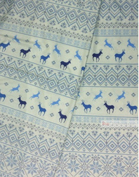 Folk Art Fabric by the yard ''Deer''}