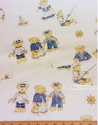 Childrens Fabric by the Yard ''Bears-Sailors''}