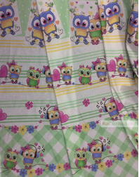 Childrens Fabric by the Yard ''Musical Owlets''}