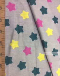 Textile enfant au metre ''Color Star Is The Carrot On The Gray''}
