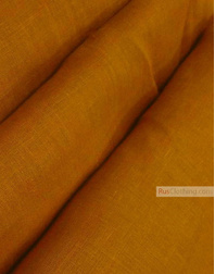 Linen fabric from Russia ''Mustard ''