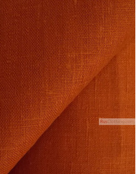 Linen fabric from Russia ''Terracotta ''
