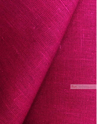 Linen fabric from Russia ''Saturated Fuchsia ''