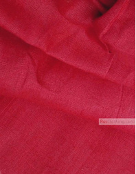 Linen fabric from Russia ''Crimson-Red ''