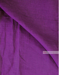 Linen fabric from Russia ''Dark Purple-Purple ''