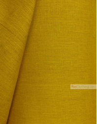 Linen fabric from Russia ''Honey-Mustard ''