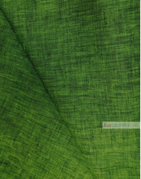Linen fabric from Russia ''Black And Green ''