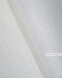 Linen fabric from Russia ''White ''