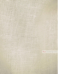 Linen fabric from Russia ''discharged, cream ''