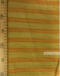 Linen fabric from Russia ''Ornamental strip on mustard ''
