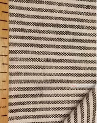 Linen fabric from Russia ''Black and White ''