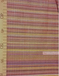 Linen fabric from Russia ''Yellow-Burgundy strips ''
