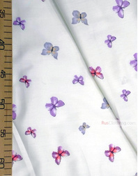 Baby Materials by the Yard ''Butterflies On Cream''}