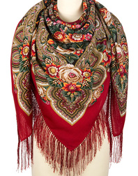Wool shawl ''Fair's gift''