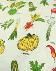 {[en]:Waffle fabric ''Autumn vegetables''}