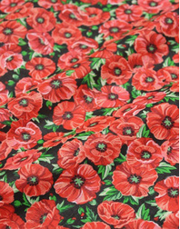 {[en]:Percale cotton fabric ''Poppies''}