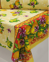 {[en]:Panama weave fabric ''Juicy lemons''}