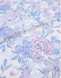 {[en]:Cotton fabric ''Morning flowers''}