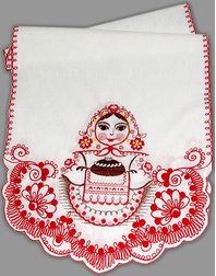 matreshka wedding towel
