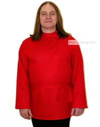 tolstoy shirt red