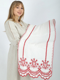 Ukrainian rushyik linen towel