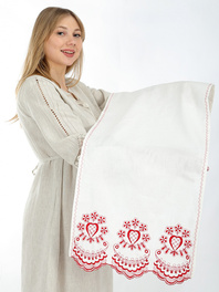 Ukrainian rushyik linen towel