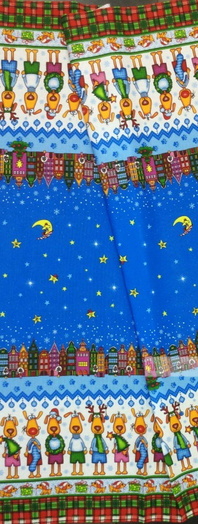 Baby fabric by the Yard ''New Year City''}