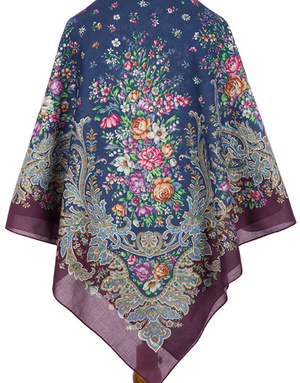 Cotton shawl ''Crimean Spring''