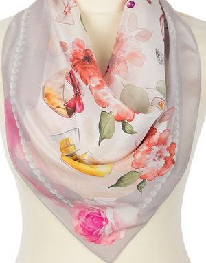 Silk scarf ''Perfumery''