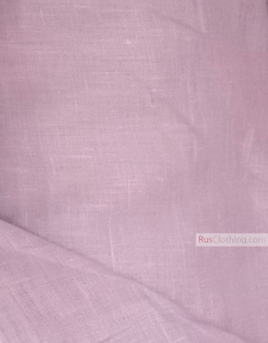 Linen fabric from Russia ''Pale Lilac (Thistle Of Crayola) ''