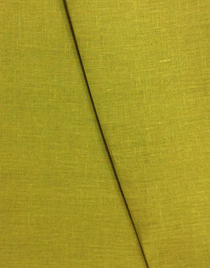 Linen fabric from Russia ''Yellow Curry ''